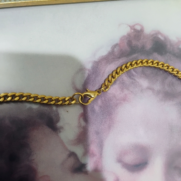 VINTAGE Gold Plated Necklace - Picture 8 of 12